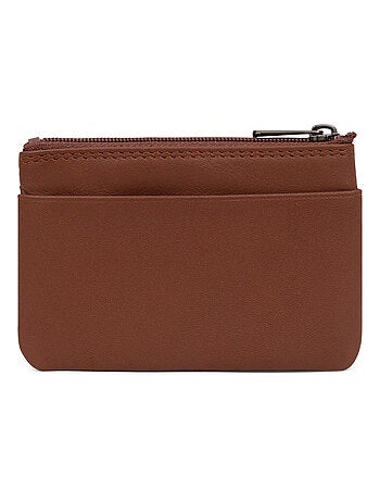 Monedero - stop rfid - cuero sensation hexagona