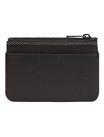 Monedero - stop rfid - cuero sensation hexagona