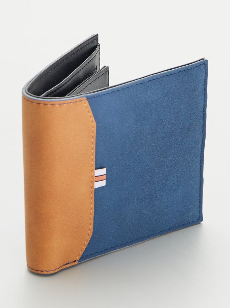 Monedero bicolor NEGRO - Kiabi