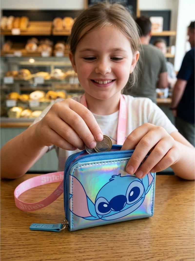 Monedero irisado stitch disney Azul - Kiabi