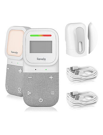Monitor de audio para bebés LIONELO Babyline 2.3 - Comunicación bidireccional - 10 horas de duración