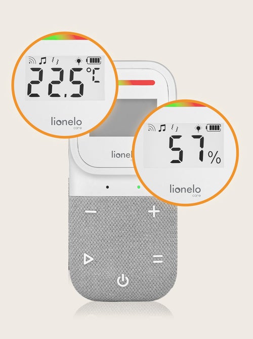 Monitor de audio para bebés LIONELO Babyline 2.3 - Comunicación bidireccional - 10 horas de duración - Kiabi