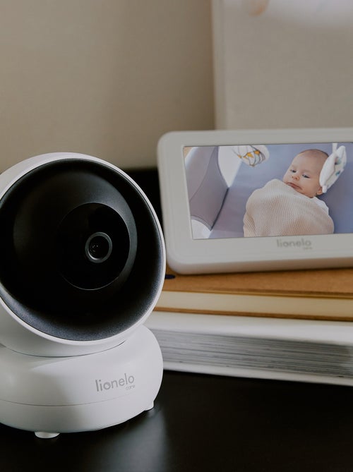 Monitor de bebé con video de 360° - LIONELO Babyline 8.3 - Comunicación bidireccional - Visión noctu - Kiabi