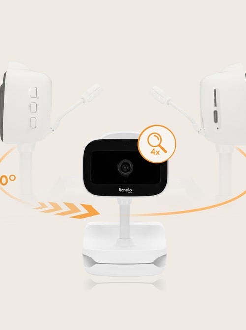 Monitor de bebé con video inalámbrico LIONELO Babyline Go - Hasta 5 horas - Clip de montaje - Kiabi
