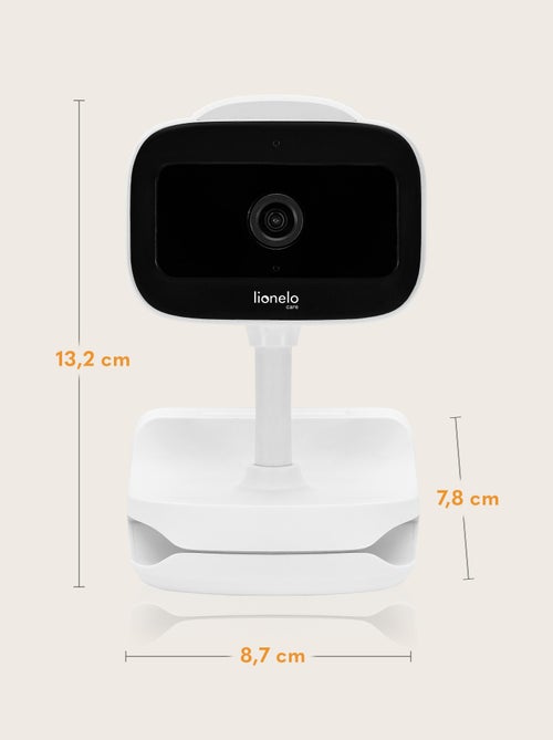 Monitor de bebé con video inalámbrico LIONELO Babyline Go - Hasta 5 horas - Clip de montaje - Kiabi