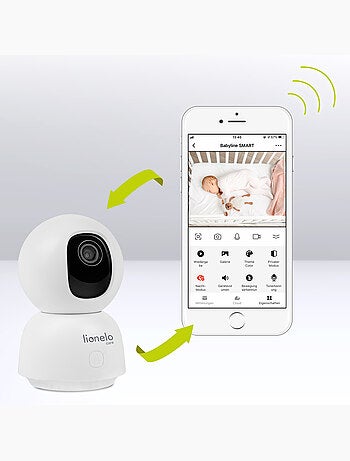 Monitor de bebé LIONELO Babyline View - HD - Audio bidireccional - Visión nocturna