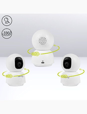 Monitor de bebé LIONELO Babyline View - HD - Audio bidireccional - Visión nocturna