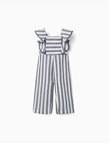 Mono a rayas de algodón y lino You&Me