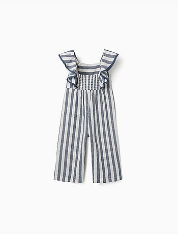 Mono a rayas de algodón y lino You&Me