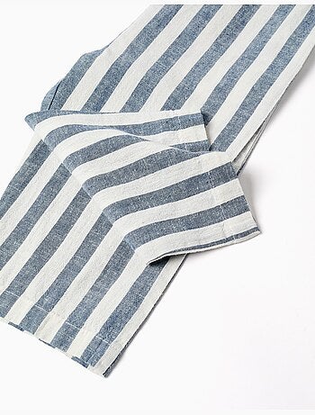 Mono a rayas de algodón y lino You&Me