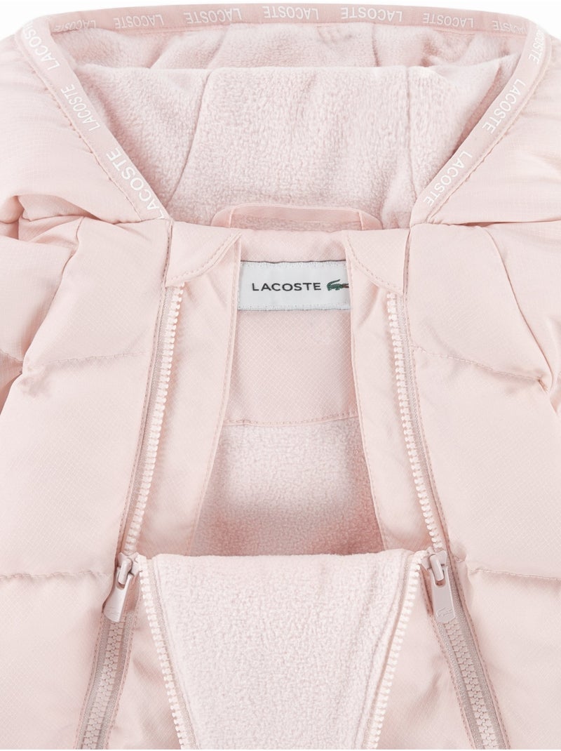 Mono acolchado tipo plumífero - lacoste Rosa claro - Kiabi