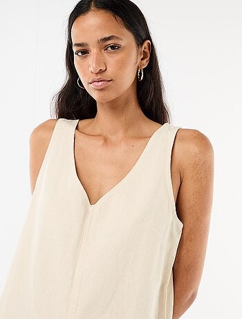 Mono ancho sin mangas