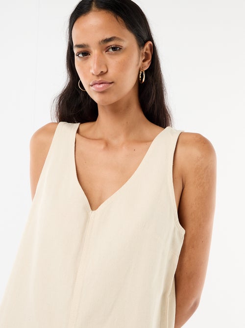 Mono ancho sin mangas - Kiabi