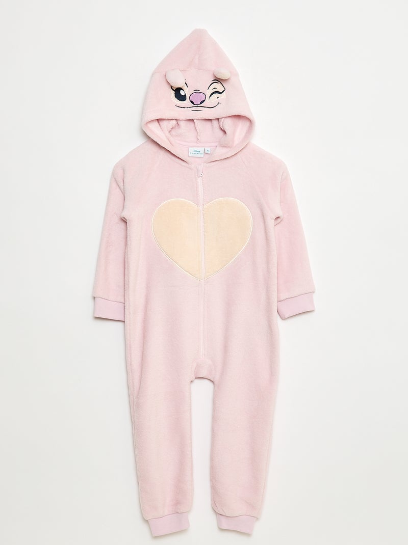 Mono 'Angel' 'Disney' en polar ultra suave Rosa - Kiabi