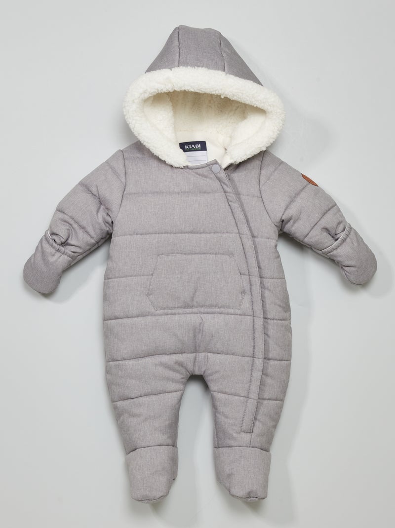 Mono anorak con forro polar BLANCO - Kiabi