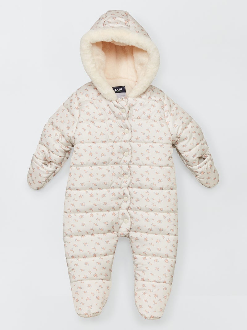 Mono anorak estampado BLANCO - Kiabi