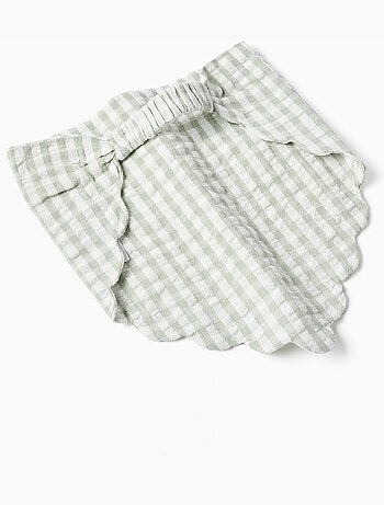 Mono + capota de algodón Vichy B&S