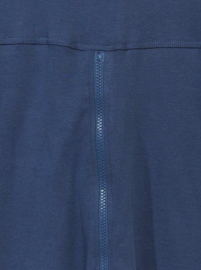 Mono con abertura de cremallera - colección fácil de poner AZUL - Kiabi