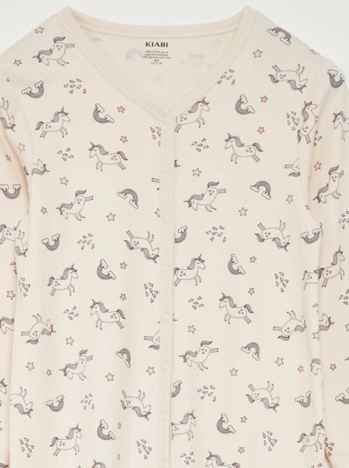 Mono con aberturas de botones a presión - colección fácil de poner - Kiabi