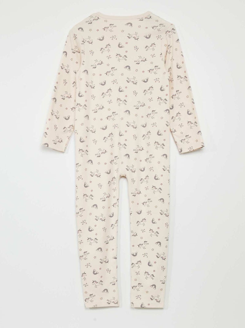 Mono con aberturas de botones a presión - colección fácil de poner BLANCO - Kiabi