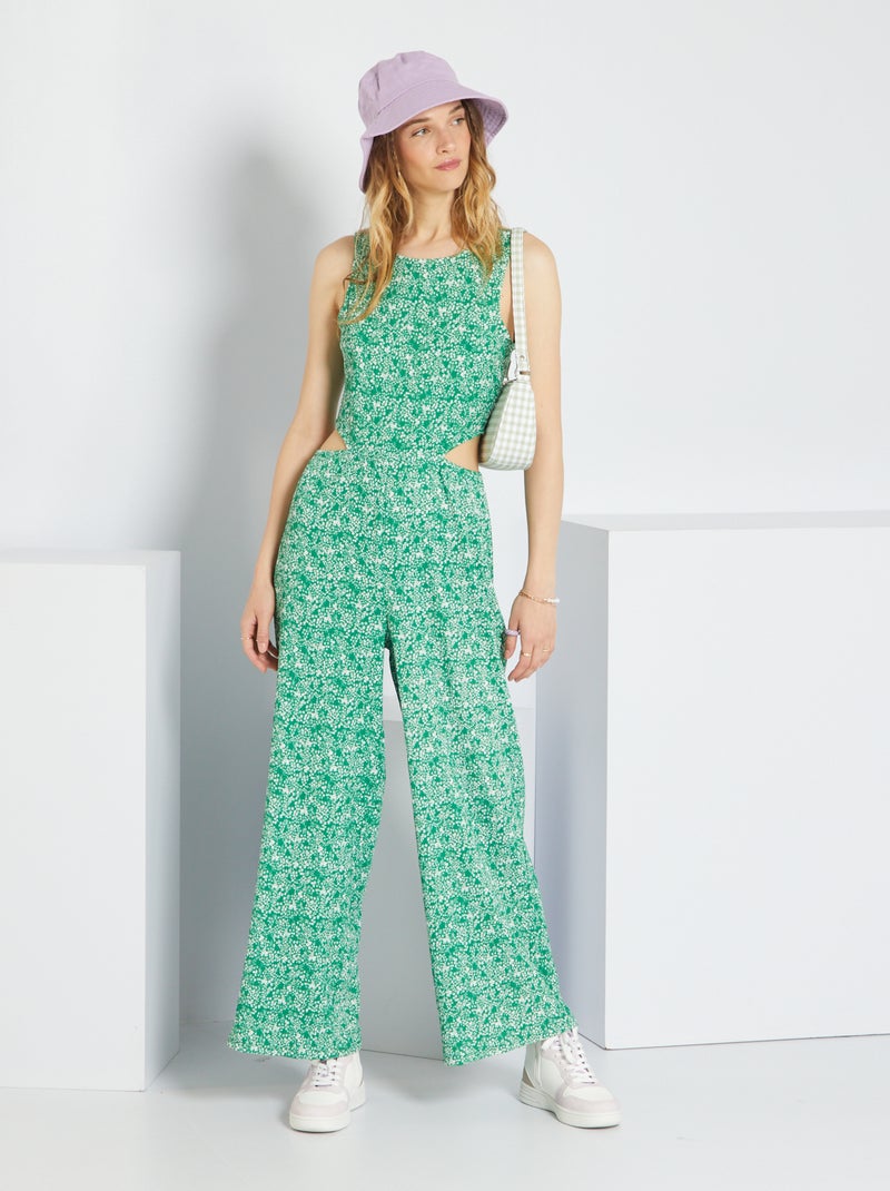 Mono con estampado 'floral' Verde - Kiabi