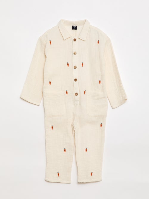 Mono con estampado integral de algodón - Kiabi