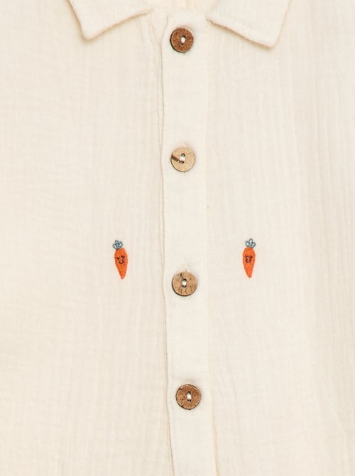 Mono con estampado integral de algodón - Kiabi