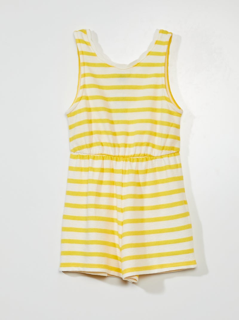 Mono corto a rayas AMARILLO - Kiabi