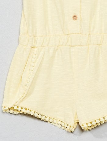 Mono corto con adorno de pompones - Kiabi