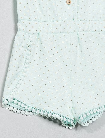 Mono corto con adorno de pompones - Kiabi