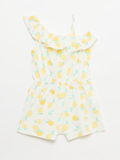 Mono corto con cuello asimétrico - Kiabi