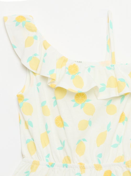 Mono corto con cuello asimétrico - Kiabi