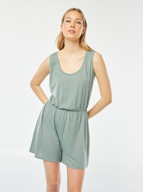 Mono corto con espalda calada - Kiabi