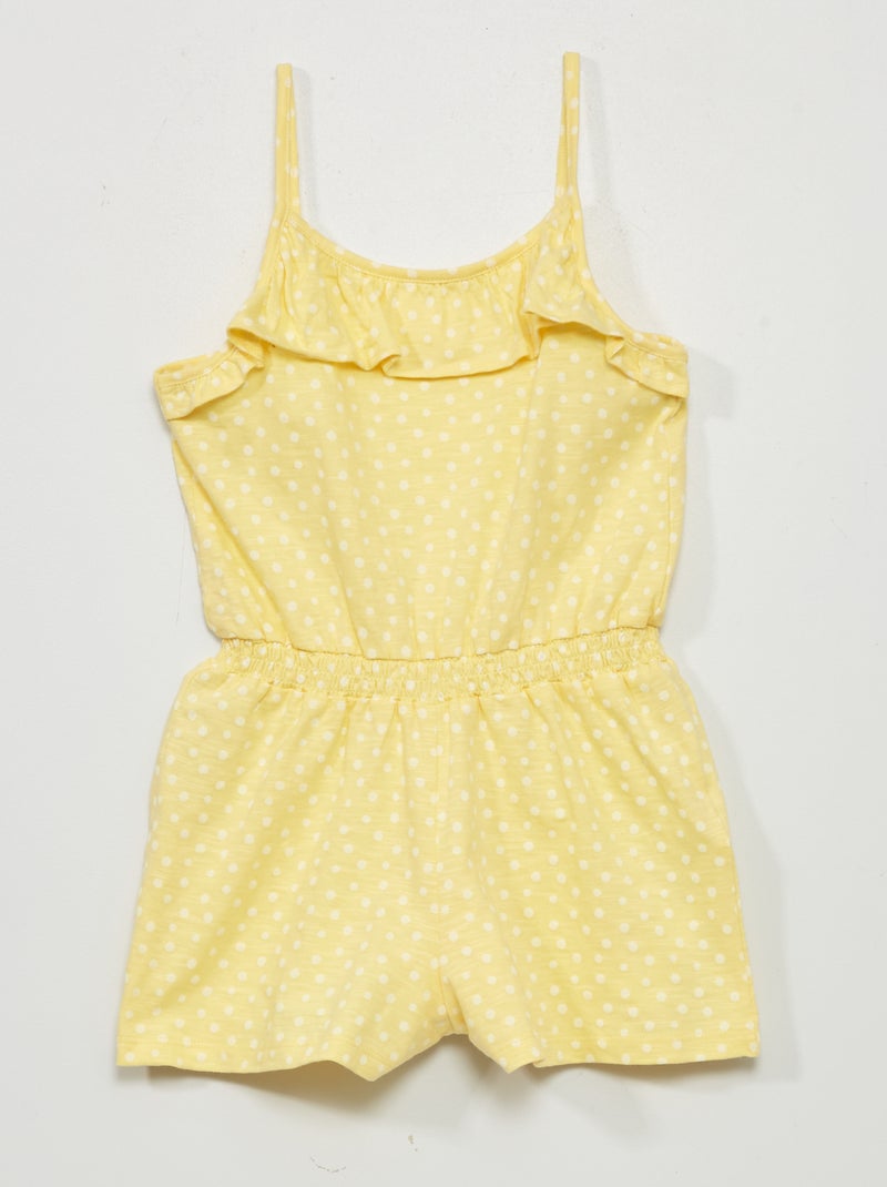 Mono corto con motivo AMARILLO - Kiabi