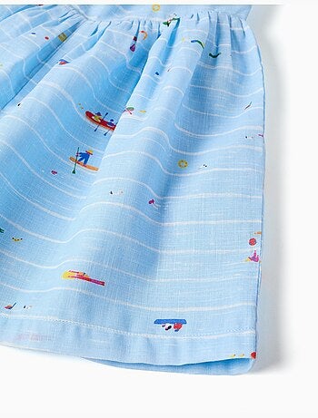 Mono corto de algodón con estampado Carolina Celas x Zippy