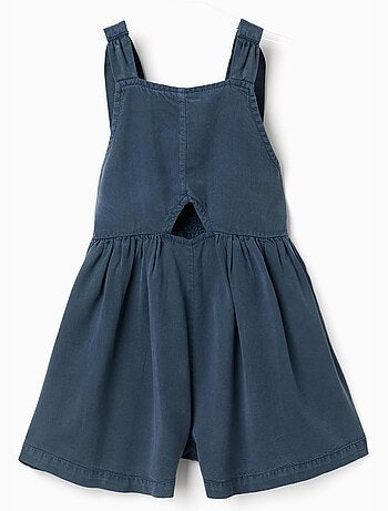 Mono corto de lyocell sin mangas y con aberturas