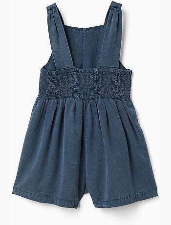 Mono corto de lyocell sin mangas y con aberturas