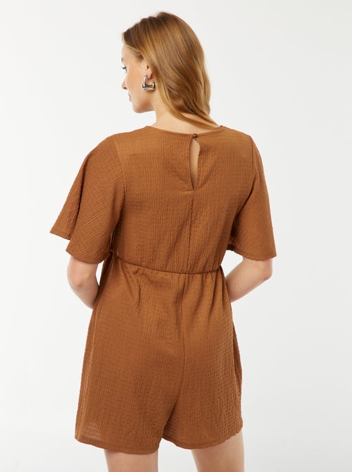 Mono corto de premamá de punto gofrado - Kiabi