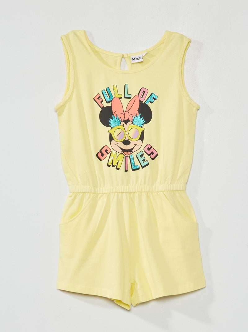 Mono corto de punto 'Minnie' amarillo - Kiabi