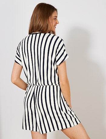 Mono corto de rayas 'JDY' - Kiabi