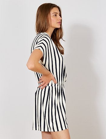 Mono corto de rayas 'JDY' - Kiabi