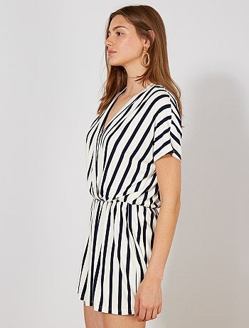 Mono corto de rayas 'JDY' - Kiabi
