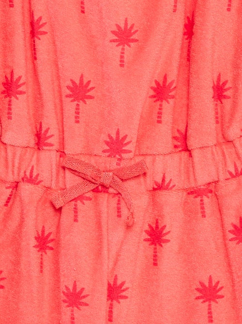 Mono corto de rizo con tirantes finos - Kiabi