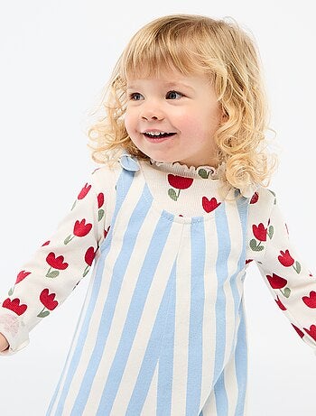 Mono corto en twill con tirantes