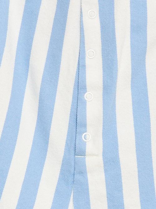 Mono corto en twill con tirantes - Kiabi