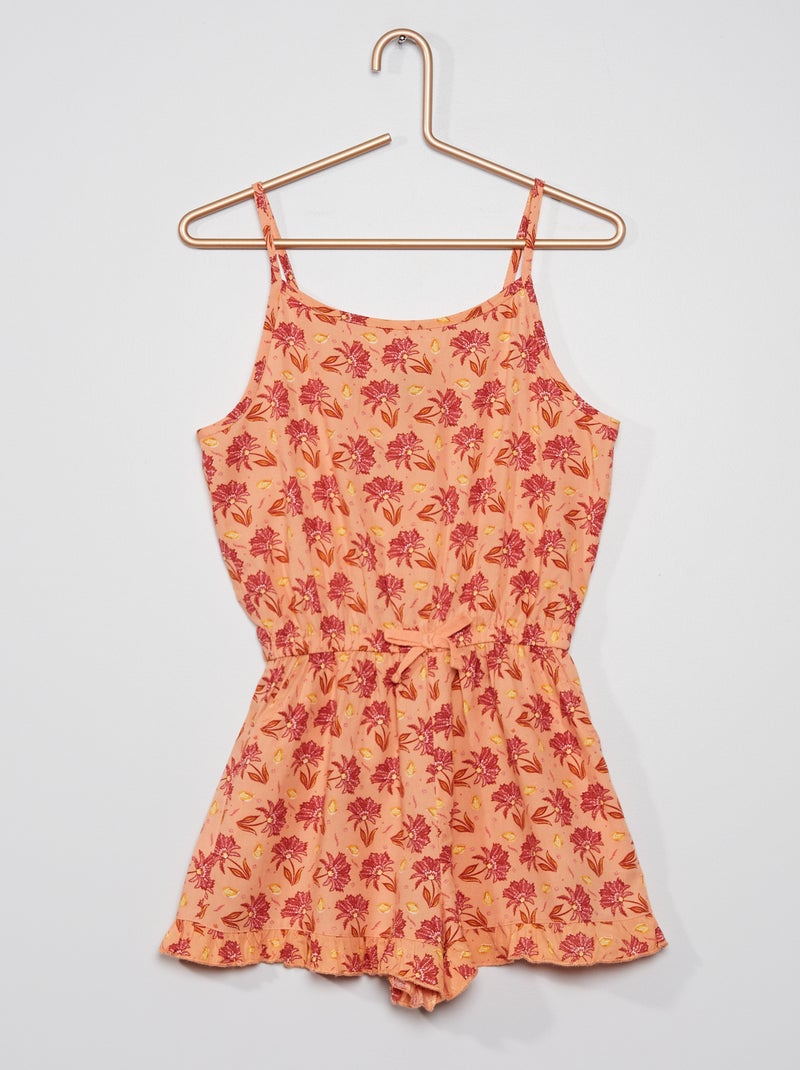 Mono corto estampado NARANJA - Kiabi