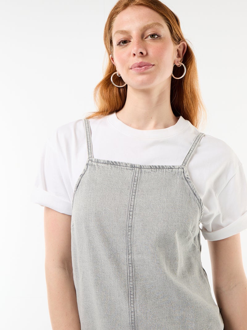 Mono corto estilo peto Gris - Kiabi