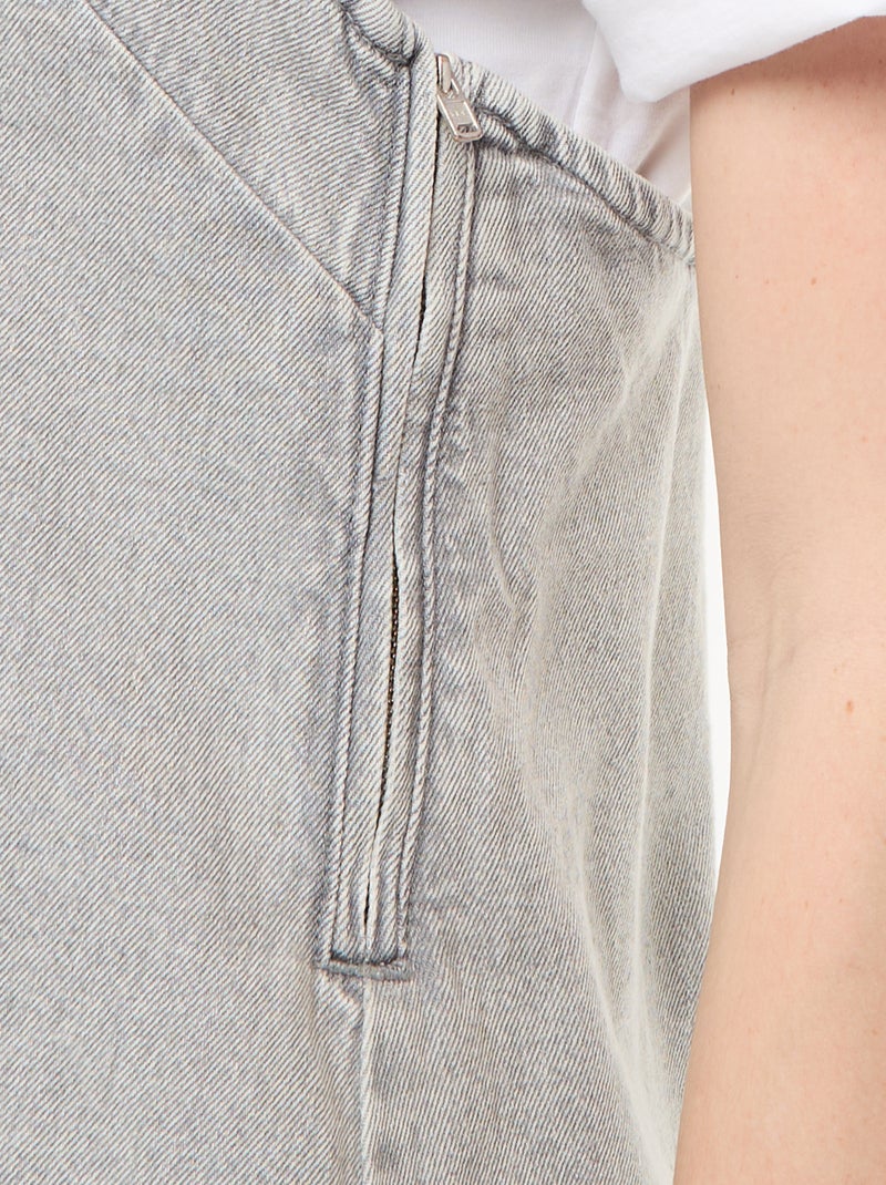 Mono corto estilo peto Gris - Kiabi