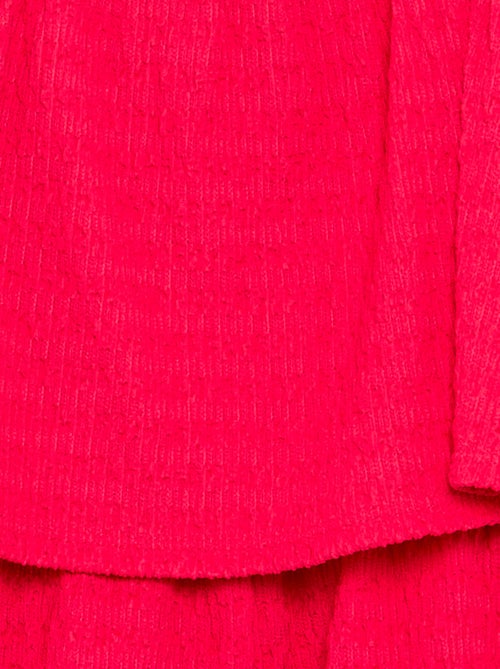 Mono corto liso de tirantes de punto gofrado - Kiabi