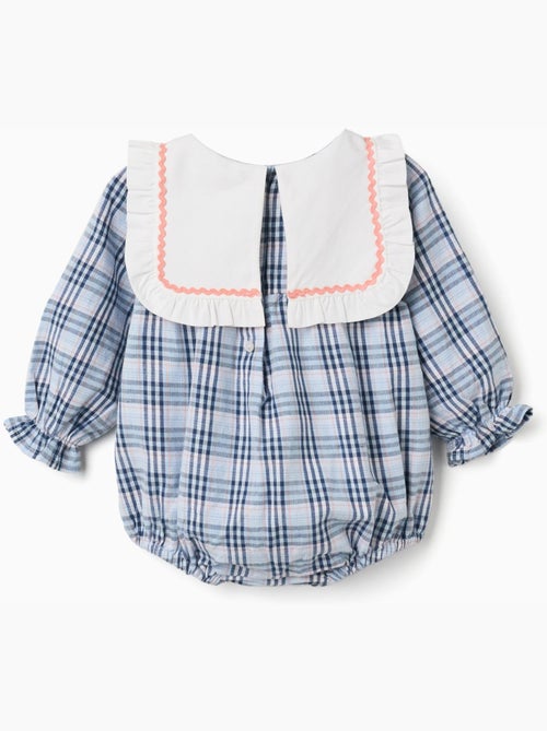 Mono de algodón con estampado a cuadros B&S - Kiabi